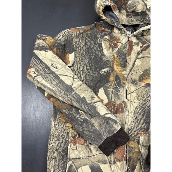 Wells Creek Realtree Camo Insulated Hooded Jacket Women’s Size 16/18 Warm Lined - Picture 2 of 6